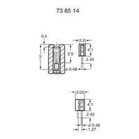 bkl electronic 10120606 receptacle connector straight nominal current  ...