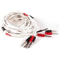 Black Rhodium Twist Speaker Cable Pair w/ Rhodium Plated Z Plugs 5m