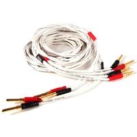 black rhodium twist speaker cable pair w gold plated z plugs 3m