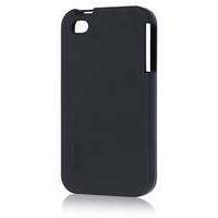 Black Ice Hard Plastic Clip-On Case Cover for iPhone 4/4S - Black