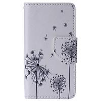 Black Dandelion Painted PU Phone Case for Sony Xperia Z5 Compact/Z5