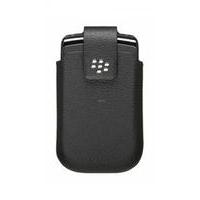 BlackBerry Torch 9800/9810 Black Leather Swivel Holster Pouch Case