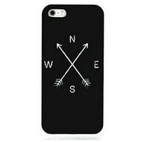 Black Compass Pattern Hard Case for iPhone 7 7 Plus 6s 6 Plus SE 5s 5