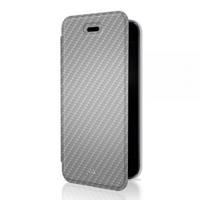 black rock flex carbon booklet case for apple iphone 55sse silver