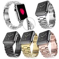 Black/Yellow Golden/Rose Golden IP Plating Stainless Band for Apple Watch 38mm/42mm Band Three-Colour