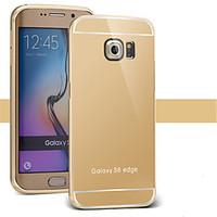 Bling Metal Aluminum Alloy Frame Mirror Acrylic Plastic Back Cover Case For Samsung S3/S4/S5/S6/S6 Edge/S6 Edge Plus