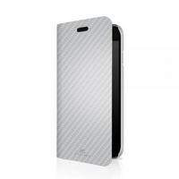 Black Rock Flex Carbon Booklet Case for Apple iPhone 7/6s/6 in Silver