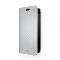 black rock flex carbon booklet case for apple iphone 76s6 in silver