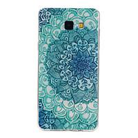 Blue National Wind Pattern TPU Material Phone Case for Samsung Galaxy Galaxy A3(2016)/Galaxy A5(2016)/Galaxy A7(2016)