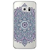 blue printing pattern soft ultra thin tpu back cover for samsung galax ...