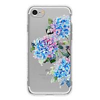 Blue Flowers TPU Case For Iphone 7 7Plus 6S/6 6Plus/5S SE