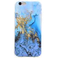 Blue Marble Pattern IMD Crafts TPU Material Soft Phone Case for iPhone 7Plus 7 6s 6 Plus SE 5s 5