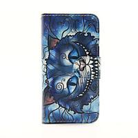 Blue Cat PU Leather Wallet Full Body Case for iPod Touch 5/6