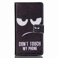 Black Eyes Painted PU Phone Case for Sony Xperia Z5