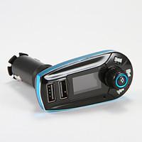 Bluetooth Handsfree Kit Receiver Mp3 Player Dual USB LCD Display Car Kit Handsfree Car charger