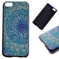 Blue Flower Pattern PC Material Phone Case for iPhone 5C