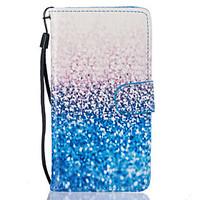 blue gradient pattern pu leather full body case with stand for lenovo  ...