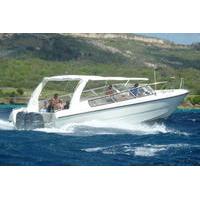 Blue Room and Beach Tour of Curacao by Speedboat