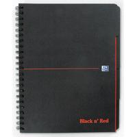 Blk N Red A4 Project Book Blk 100080730 - 3 Pack