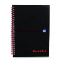 blk n red wirnbk a5 140 pages ft perfor 5 pack