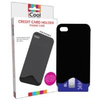 Black I-cool Credit Card Phone Case