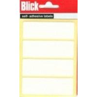 blick label bag 25x75 wht pk28 20 pack