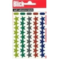 Blick Label Metal Star Asstd 14mm P90 - 20 Pack