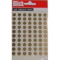 Blick Label Bag 8mm Gold Pk490 - 20 Pack