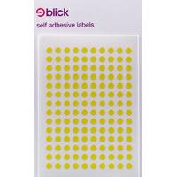 Blick Label Bag 5mm Ylw Pk980 - 20 Pack