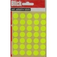 blick label fluo bag 13mm ylw 140 004752 20 pack