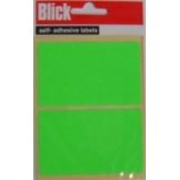 Blick Label Fluo Bag 50x80mm Grn 010654 - 20 Pack