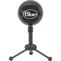 Blue Snowball Omnidirectional/Cardioid USB Microphone - Black