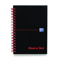 blk n red wirnbk a6 140 pages ft perfor 5 pack