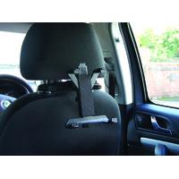 Black Headrest Mount Tablet & Ipad Holder