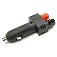 black 12v 24v quick connection power plug