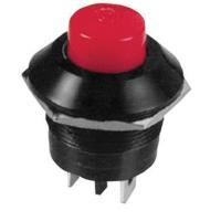 Black & Red 12v Push Button Switch