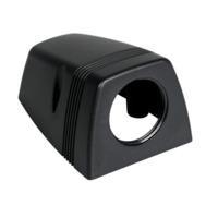 black surface mount pod for individual sockets