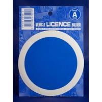 Blue Plain Car Licence Holder