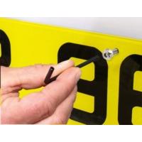 Black Number Plate Security Screws