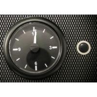 Black 12v & 24v Bezel Analogue Clock