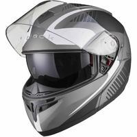 Black Optimus SV Tour Flip Front Motorcycle Helmet & Visor Kit