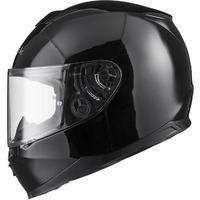 Black Titan Solid Motorcycle Helmet