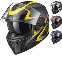 Black Titan SV Edge Motorcycle Helmet