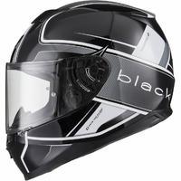 Black Titan Track Motorcycle Helmet