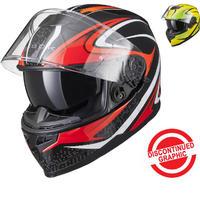 Black Titan SV Charge Motorcycle Helmet