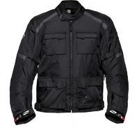 Black Venture Motorcycle Jacket And Back Protector Insert