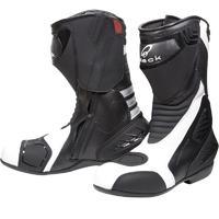 Black Strike Waterproof Motorcycle Boots