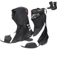 Black Strike Waterproof Motorcycle Boots