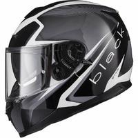 Black Titan SV Edge Motorcycle Helmet