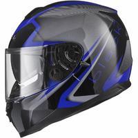Black Titan SV Edge Motorcycle Helmet